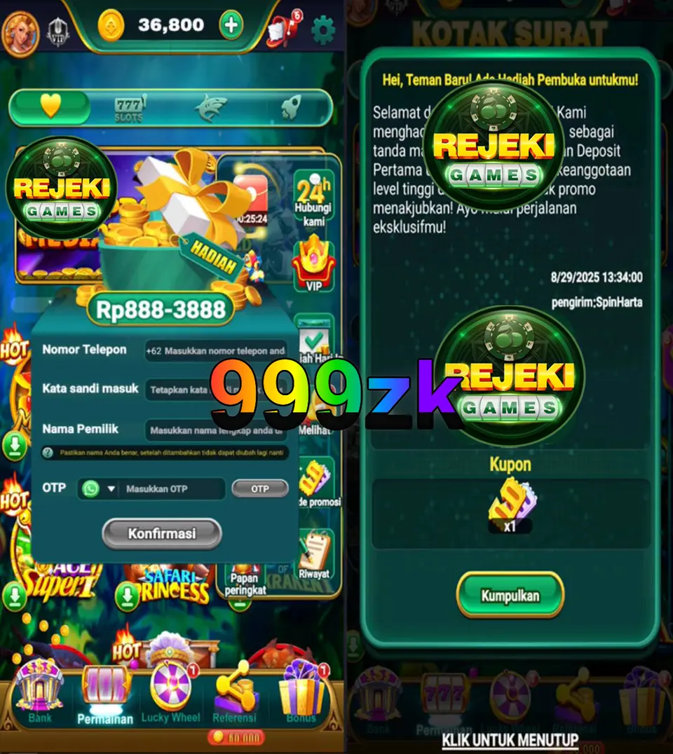 999zk Tangkapan Layar - APK Resmi